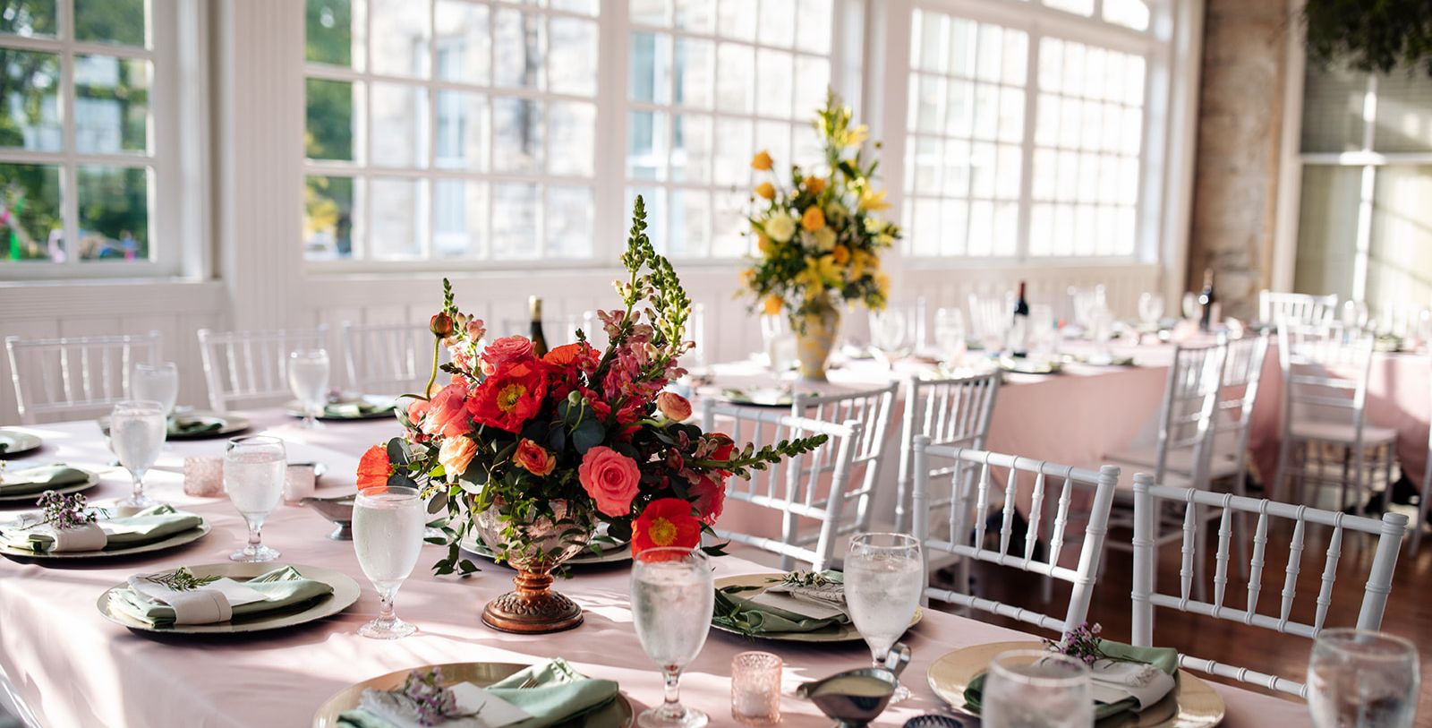 a table set for a dinner party