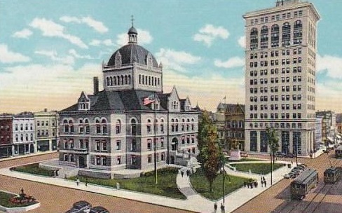 a large building with a dome roof