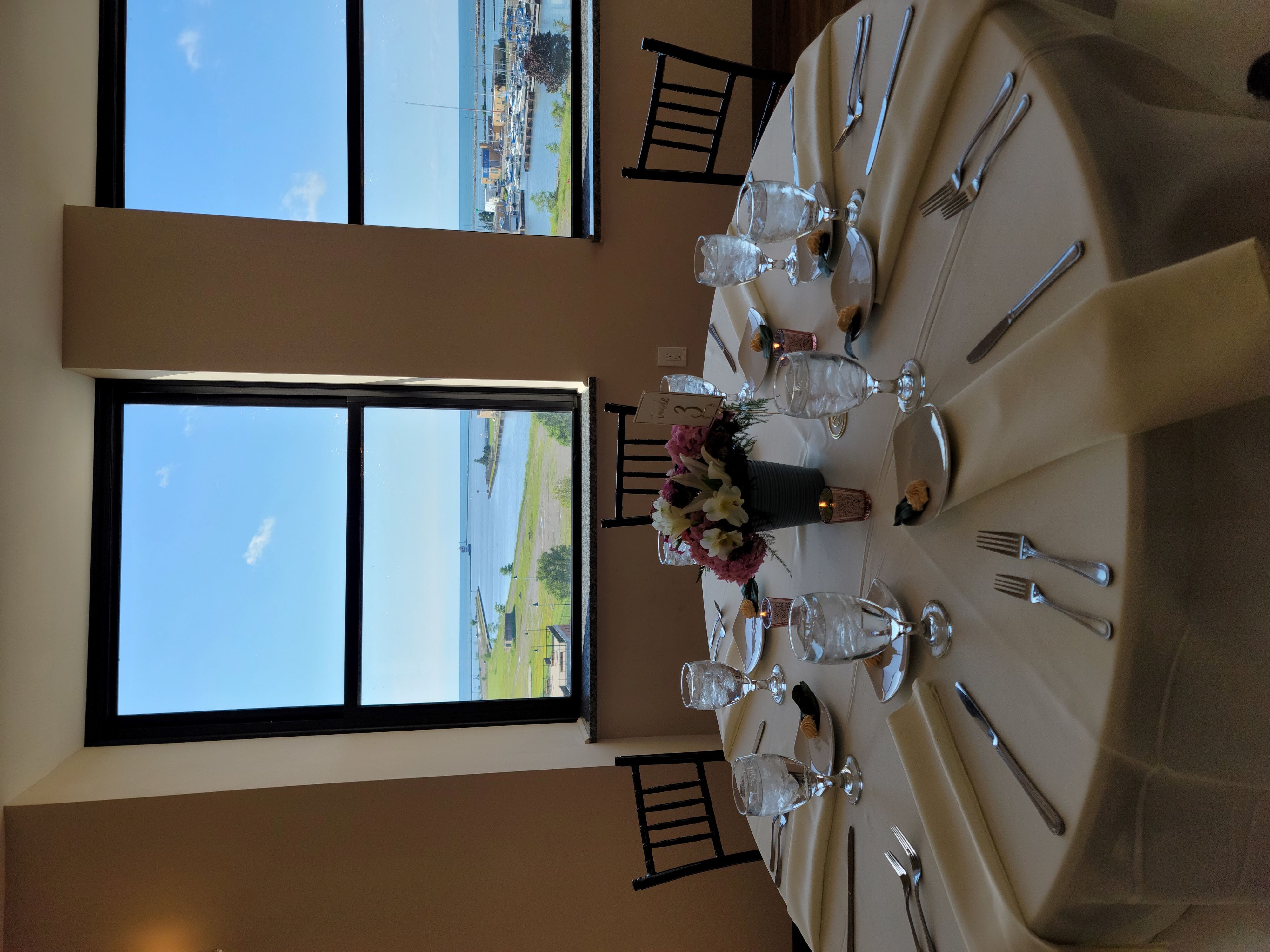 a table set for a dinner party