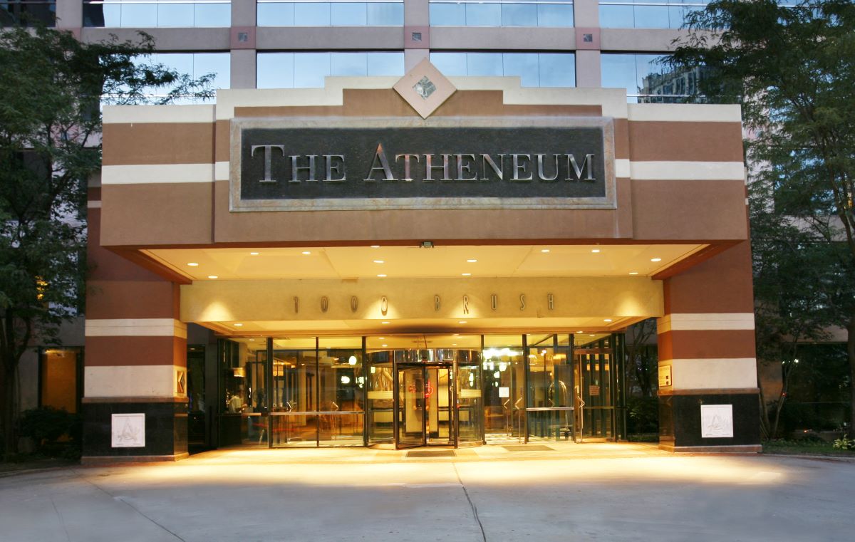 a front entrance of a building