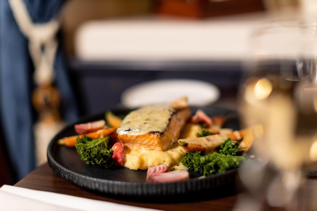 a plate of food on a table