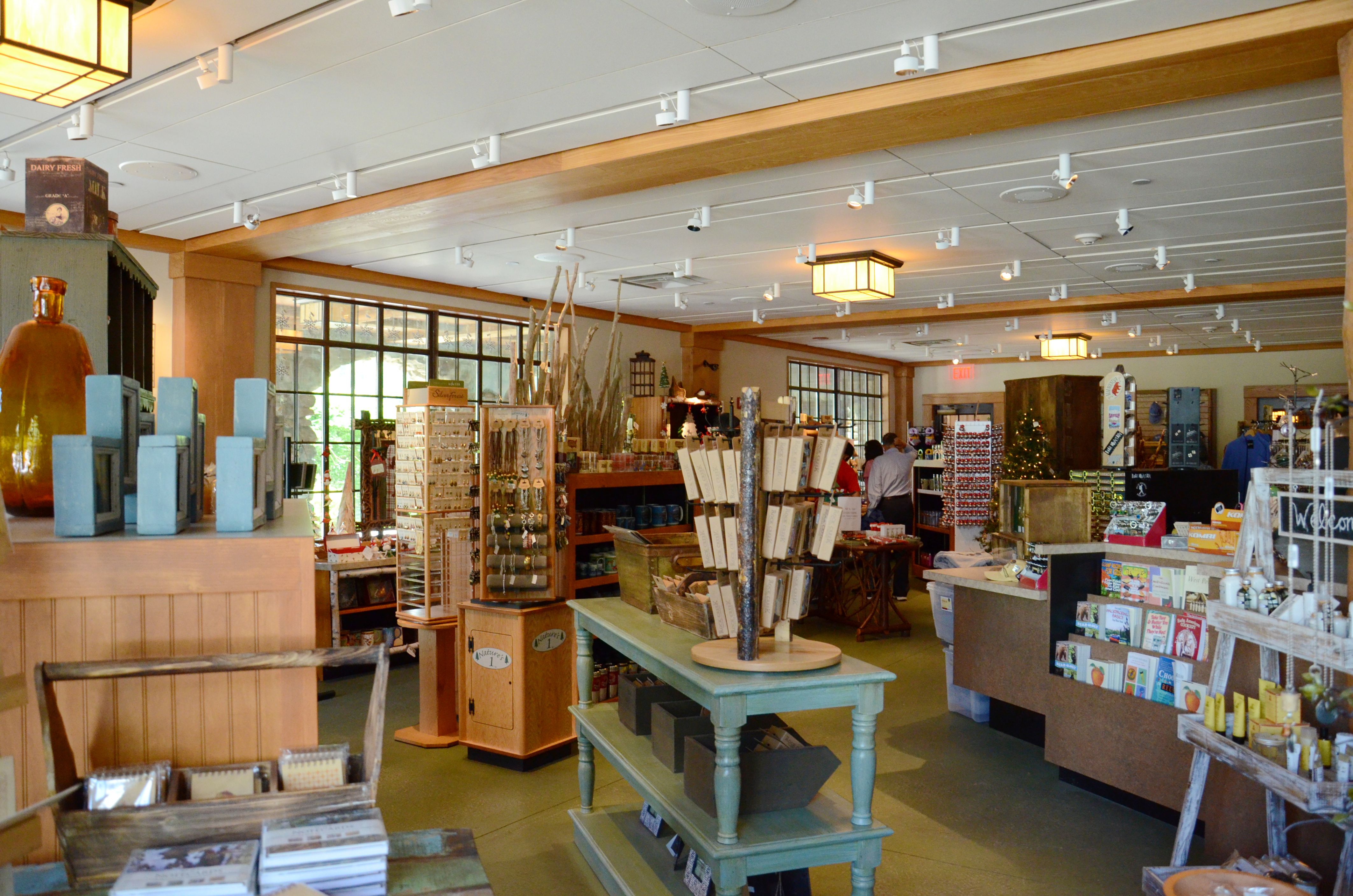 a store with shelves and shelves