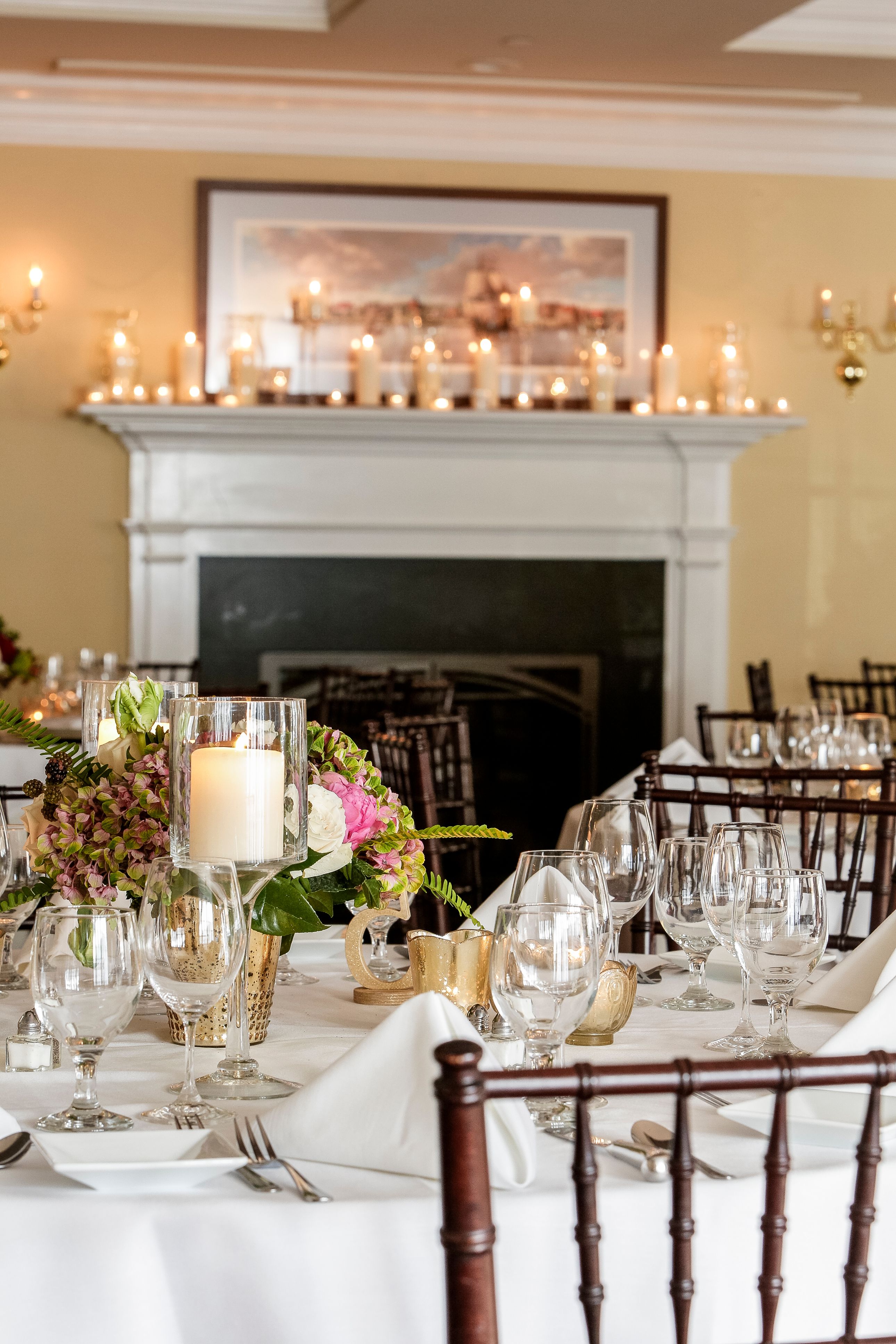 a table set for a party