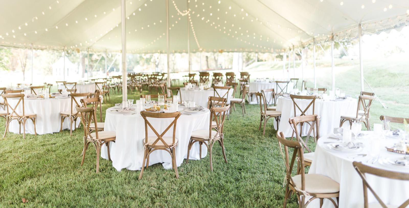 a table set up for a party