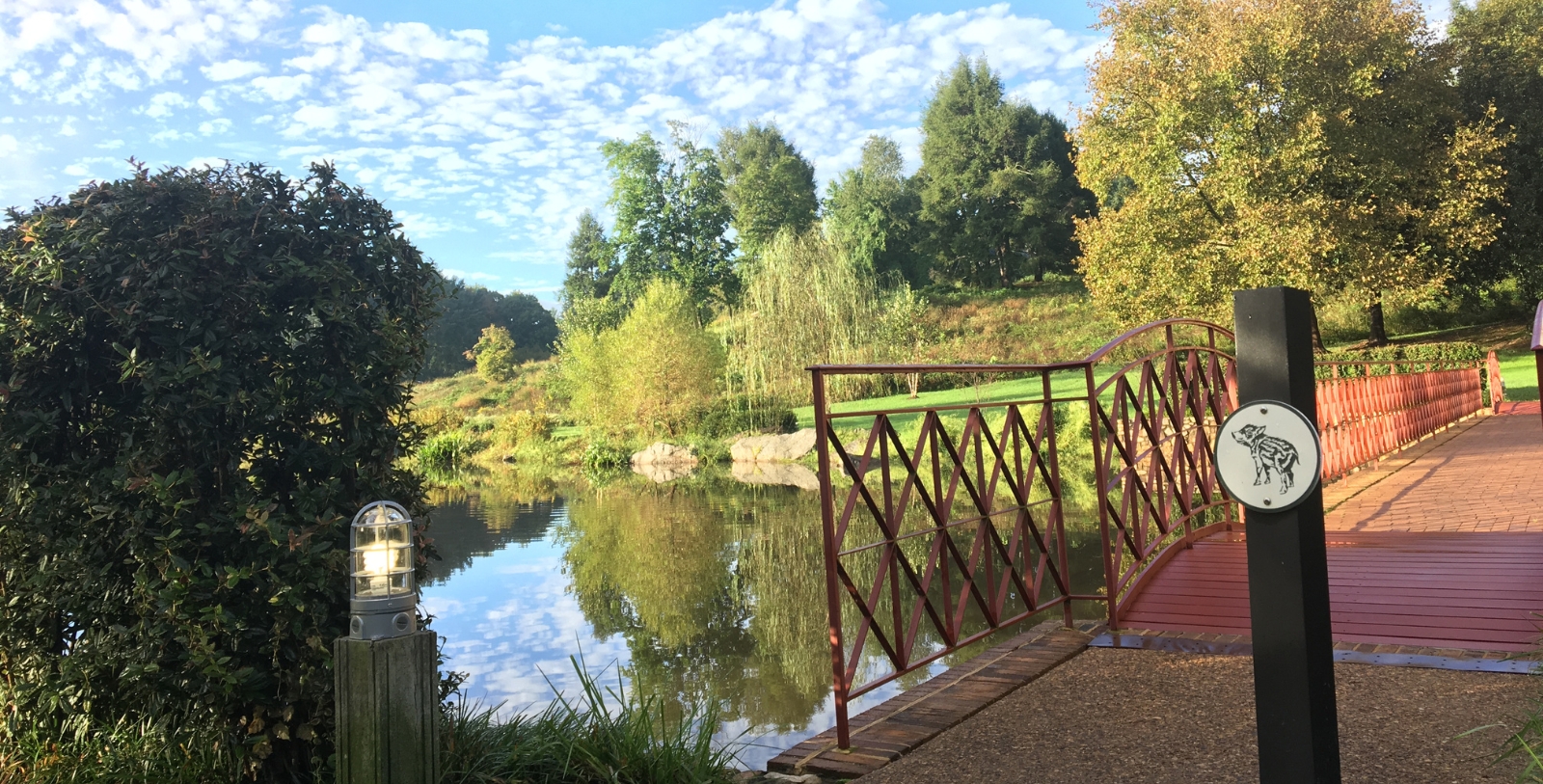 a bridge over a body of water