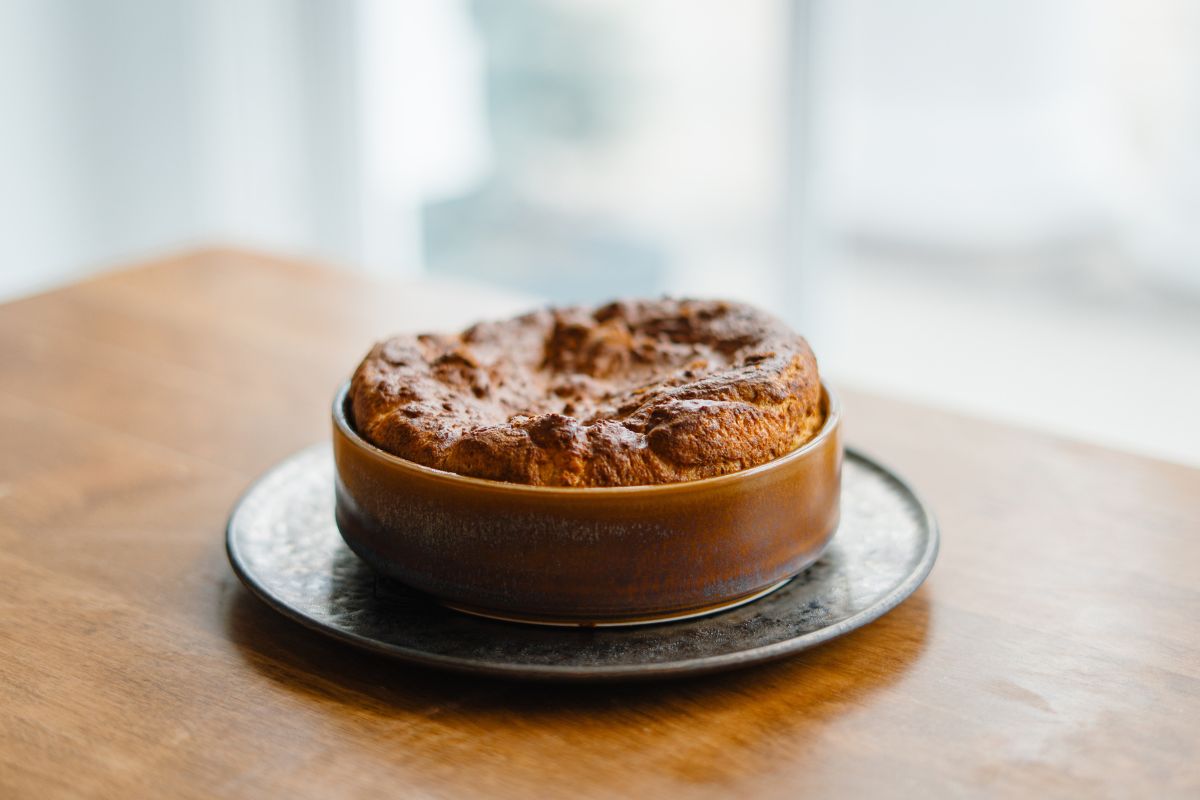 a baked food in a bowl