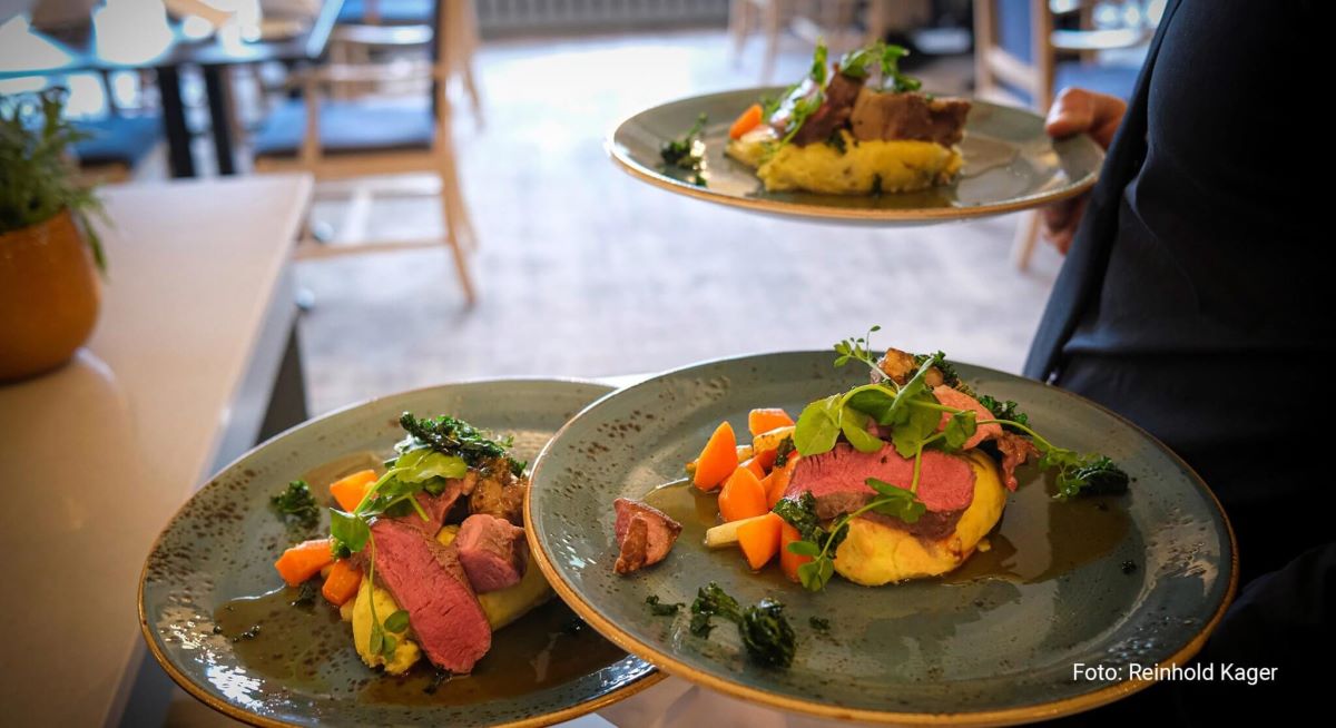 plates of food on a table