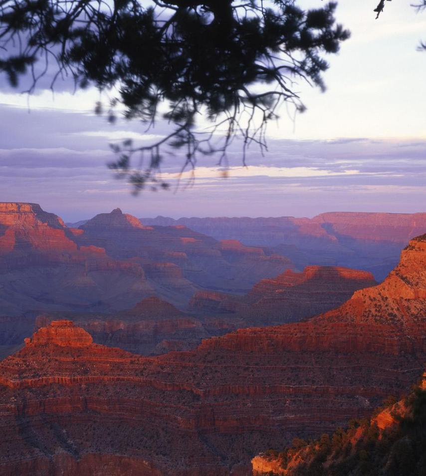 a view of the grand canyon