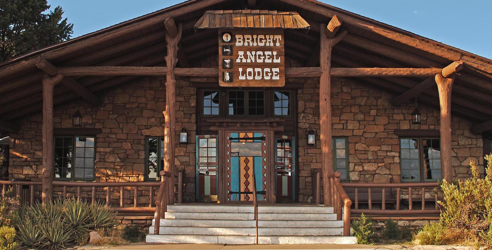 a front view of a building