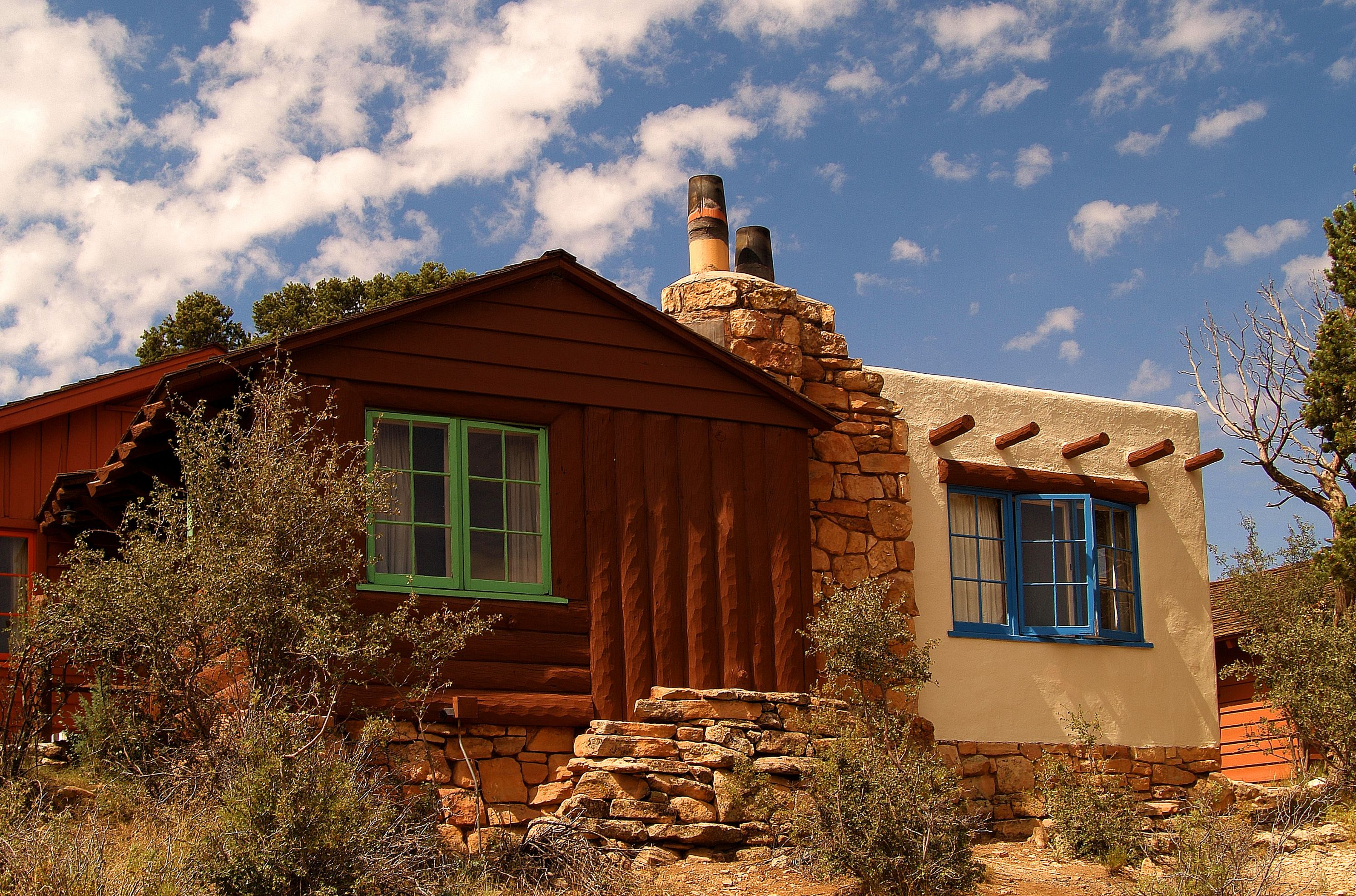 a house with a chimney