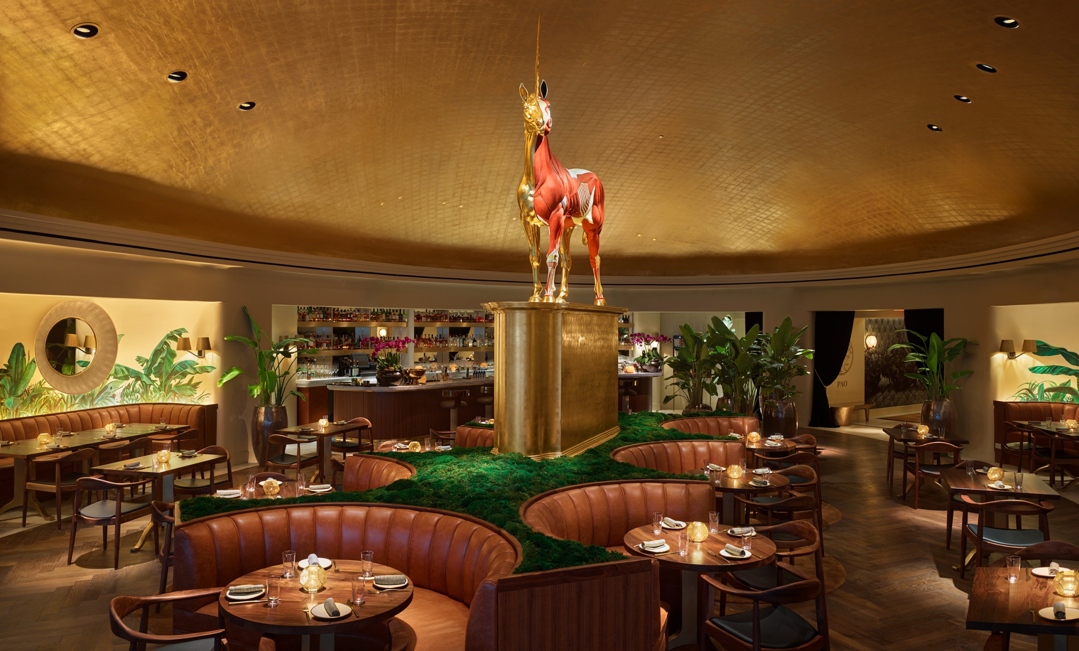 a restaurant with tables and chairs