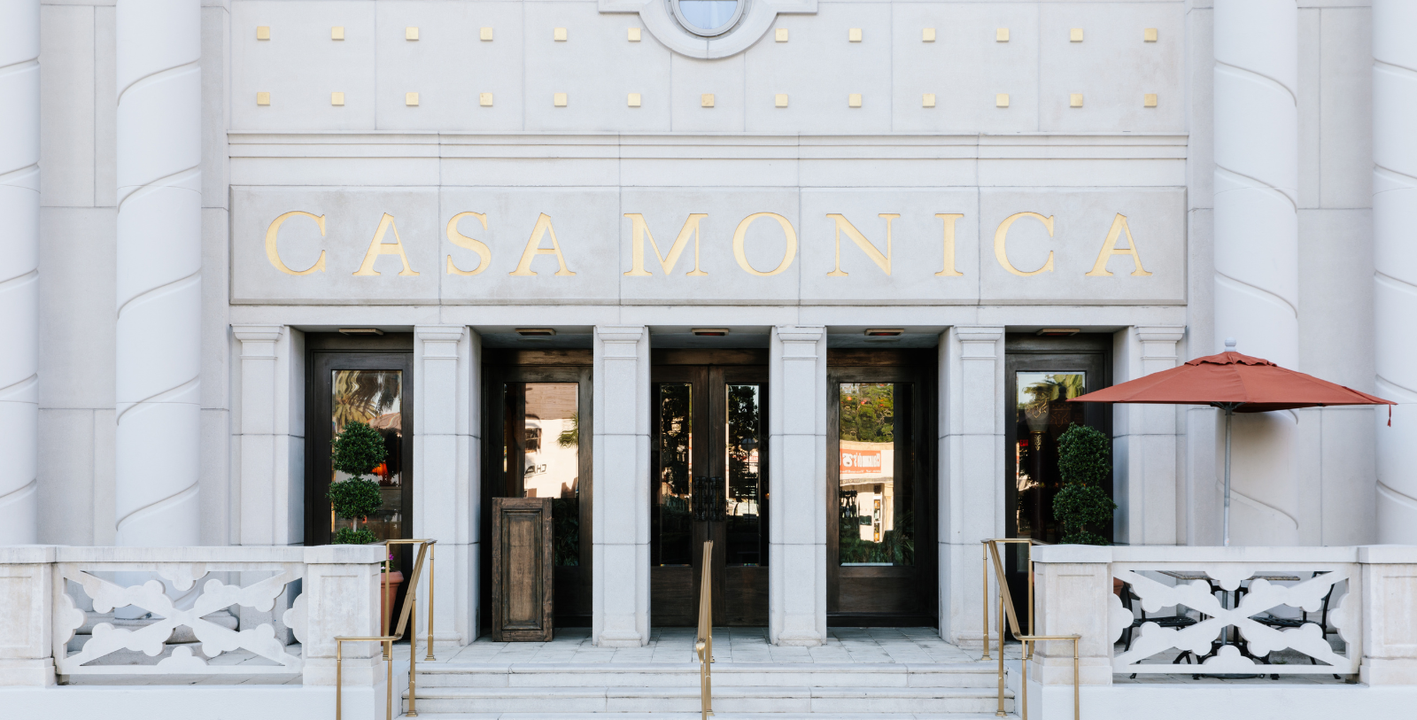 a building with a sign on the front