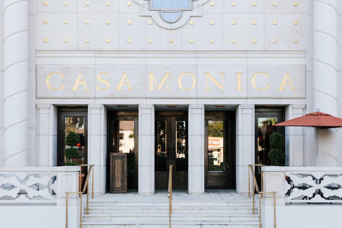 a building with a sign on the front