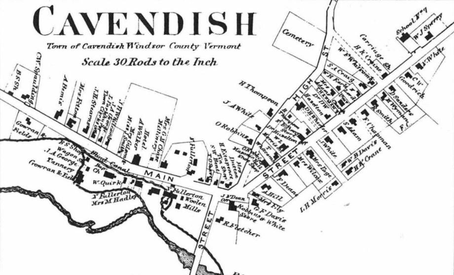 a map of a town