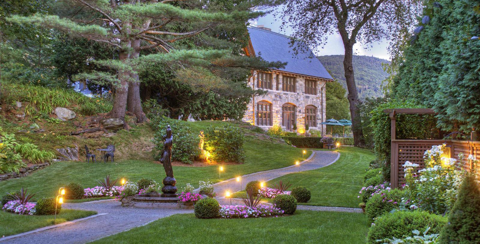 a path leading to a house