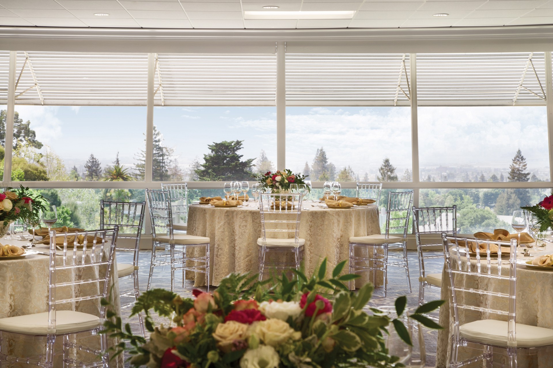 a table set for a dinner party