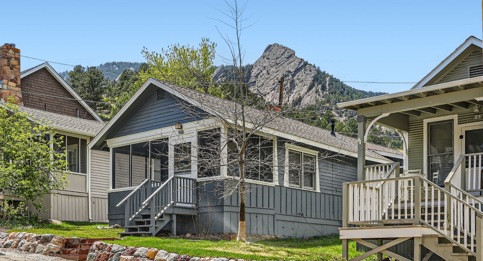 a house with a porch and a porch