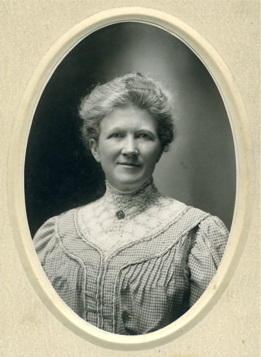 a woman in a black and white photo