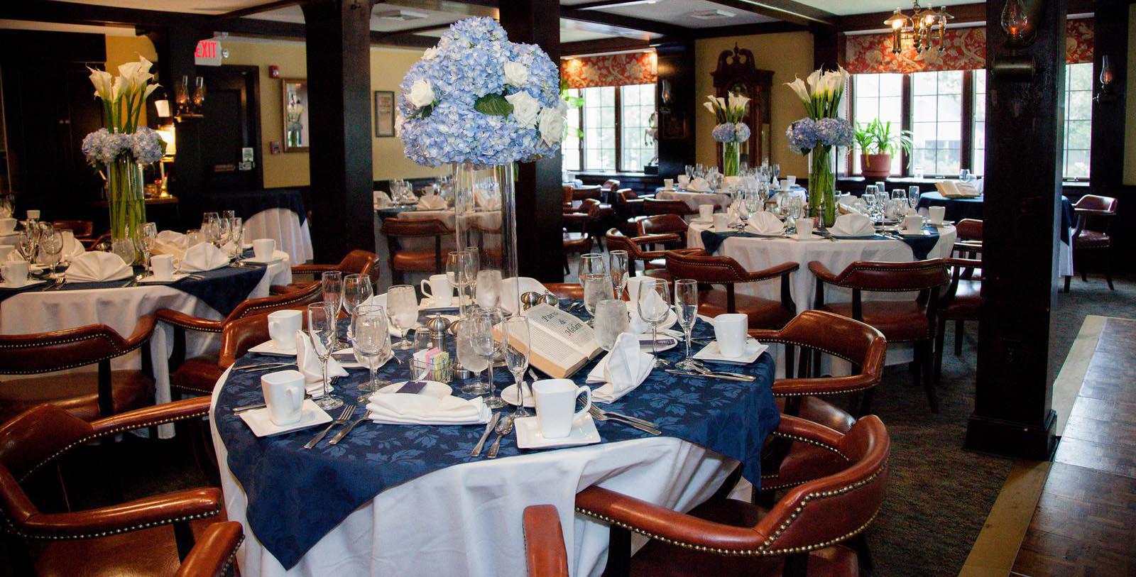 a table set for a party