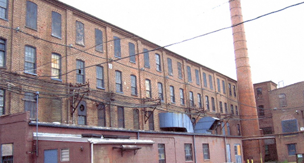 a building with many windows