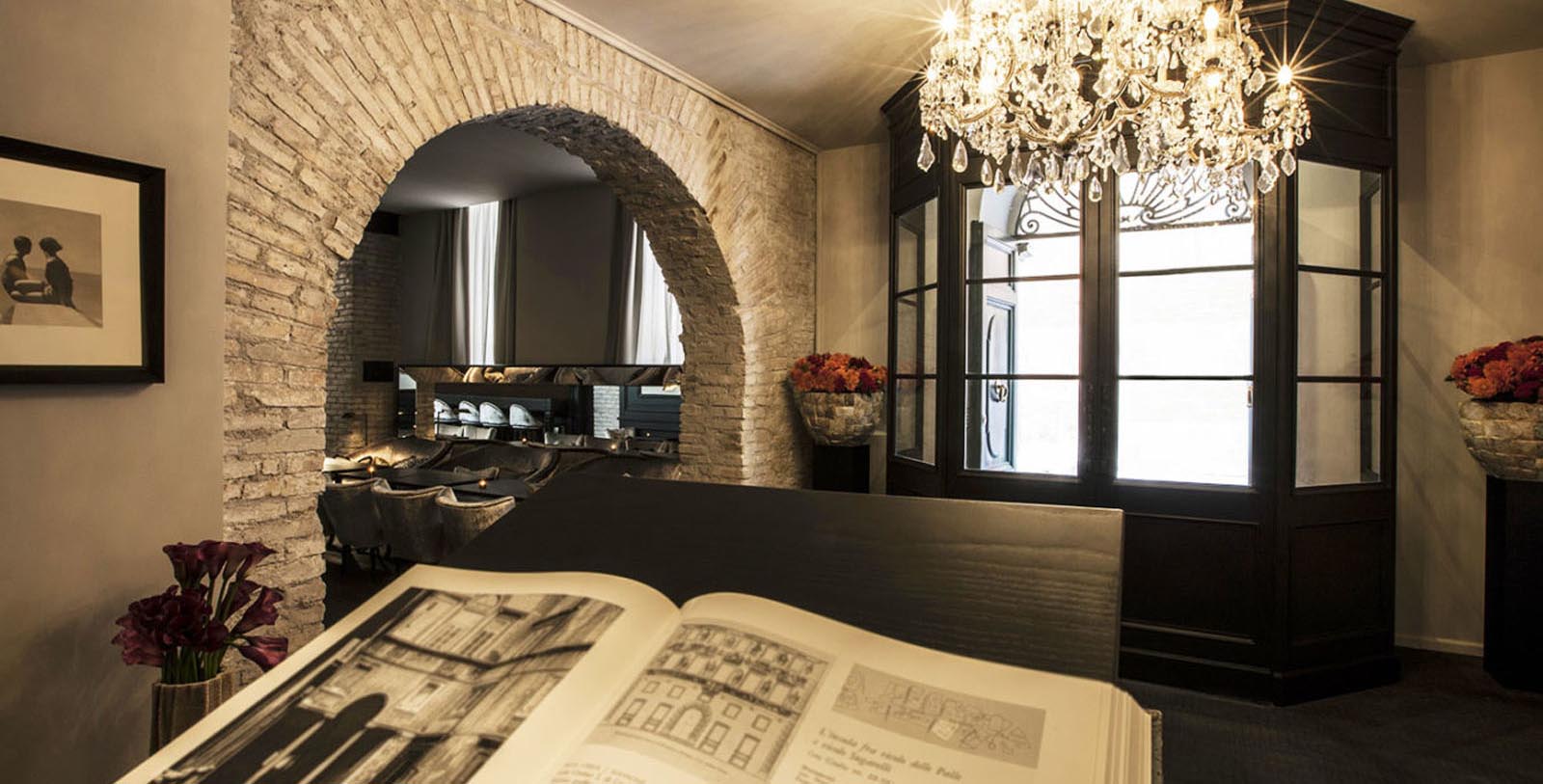 a book in a room