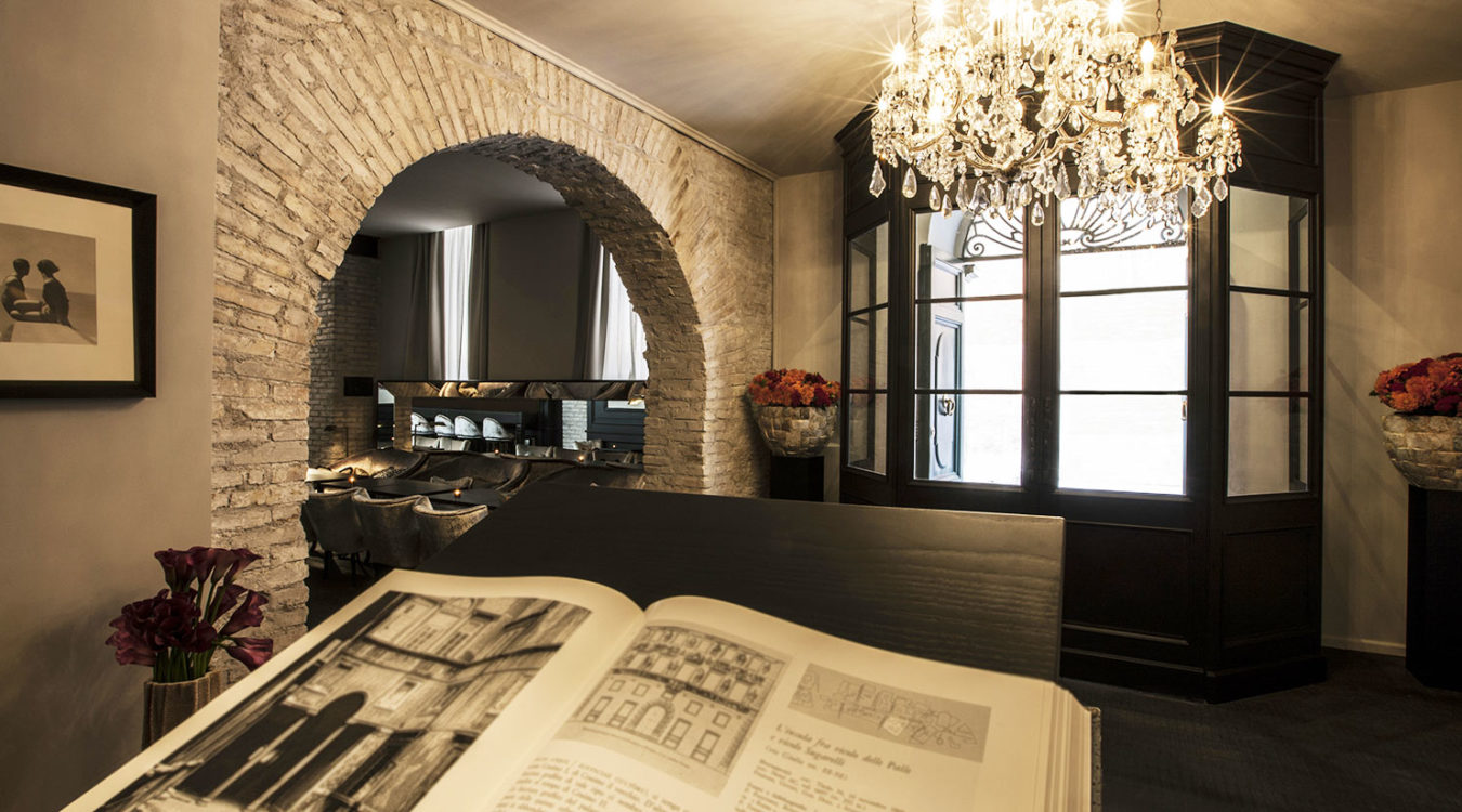 a book in a room