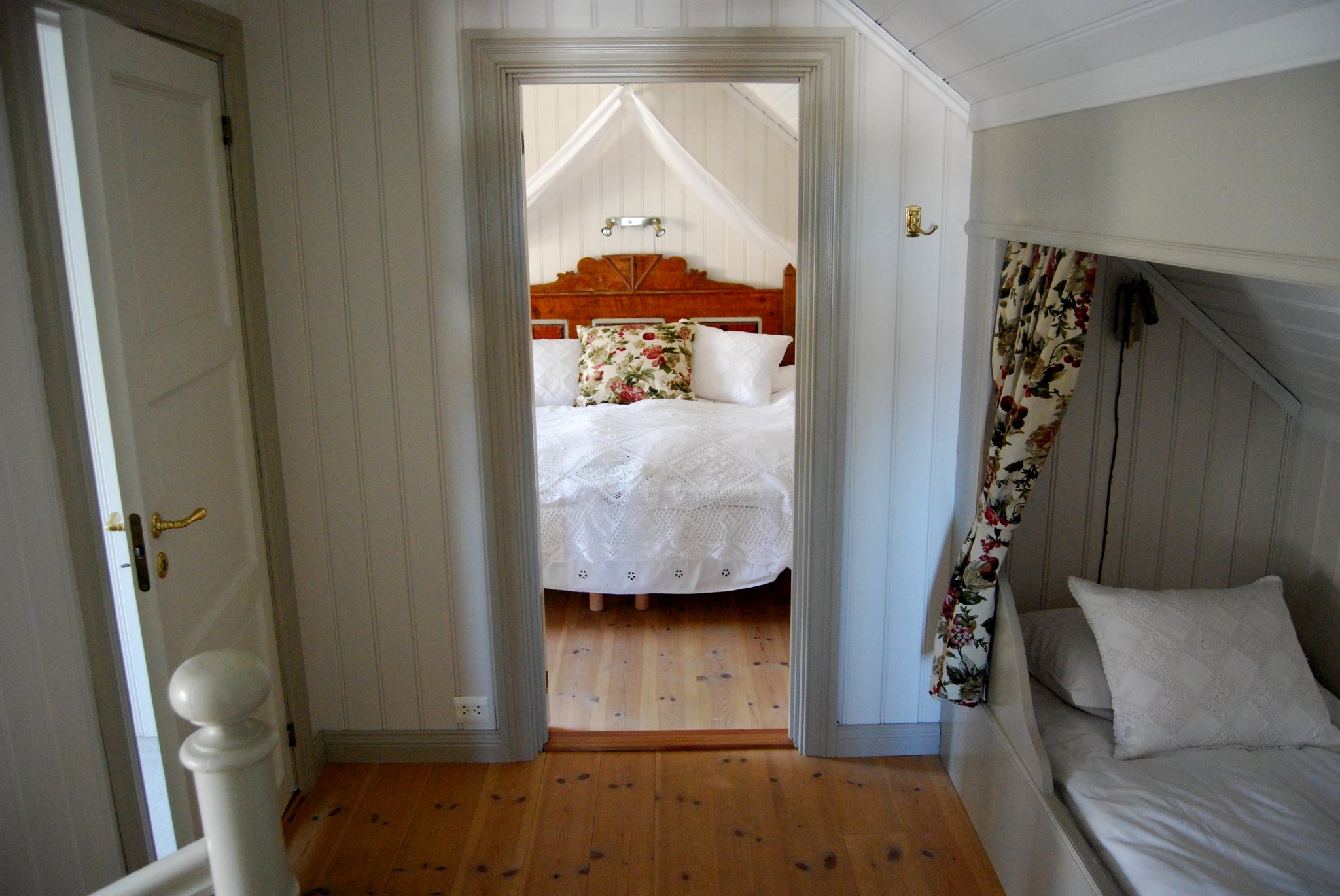a bedroom with a bed and a bed in it