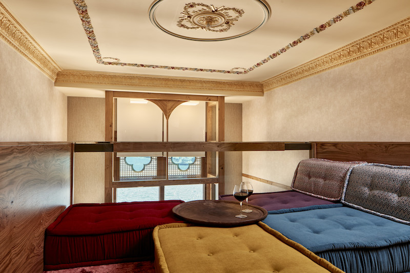 a couches in a room