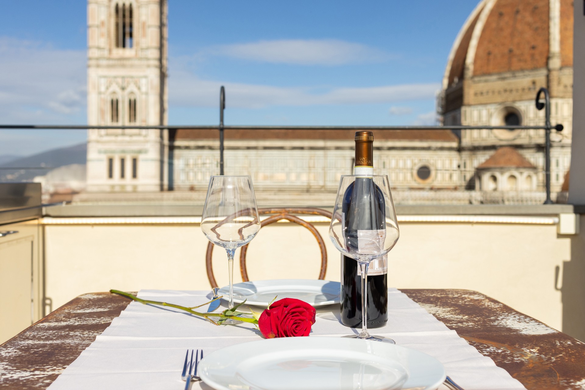 Image of Private Rooftop Dining, Donati Luxury Tower Suites, 1000, a Member of Historic Hotels of Worldwide in Florence, Italy