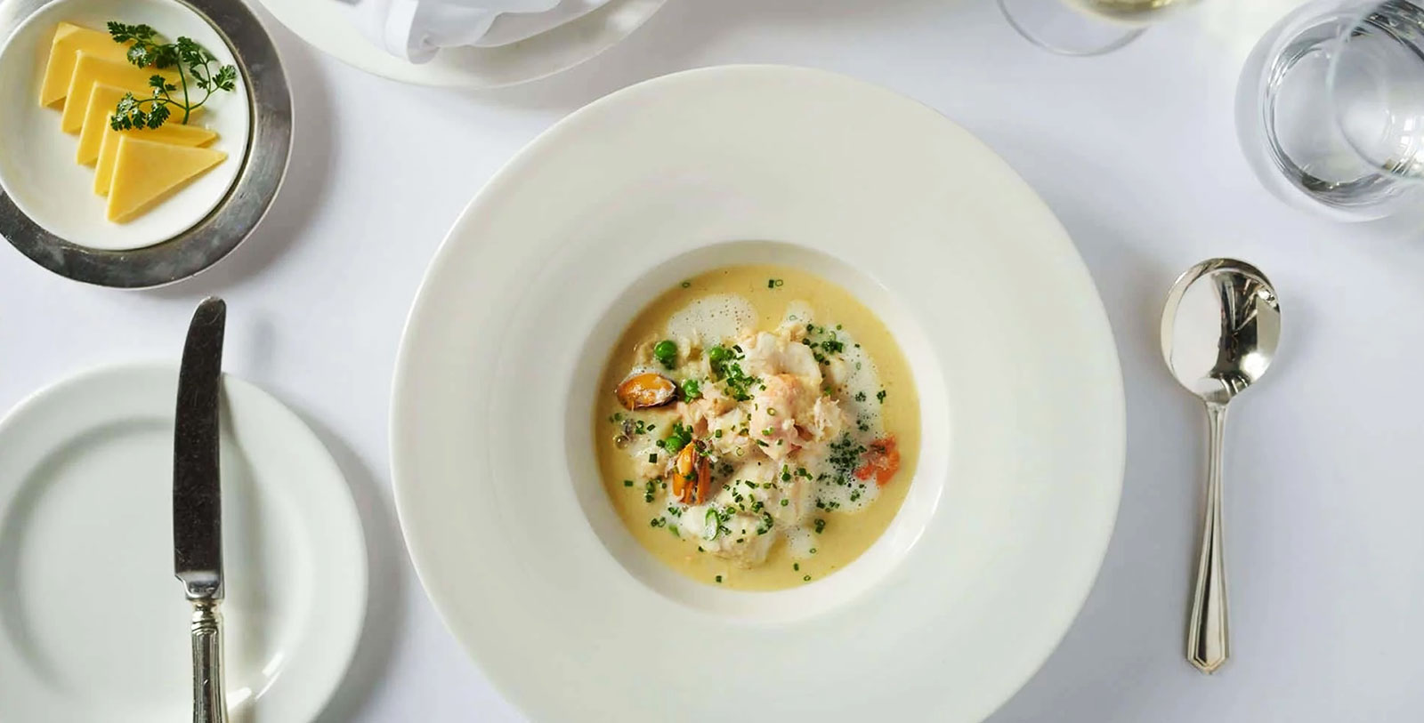 a plate of food on a table