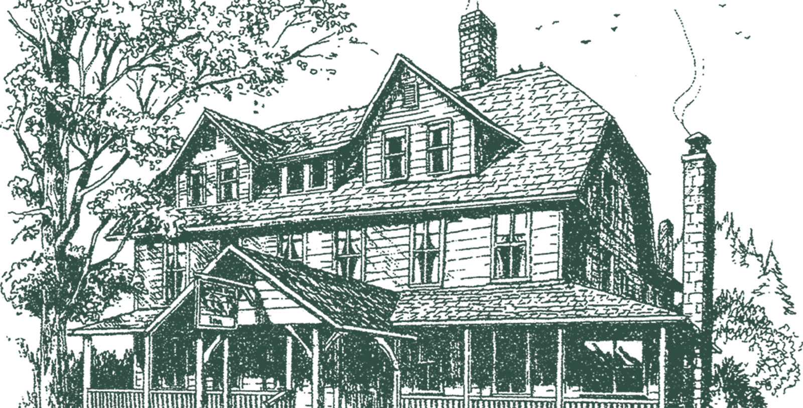 a house with a porch
