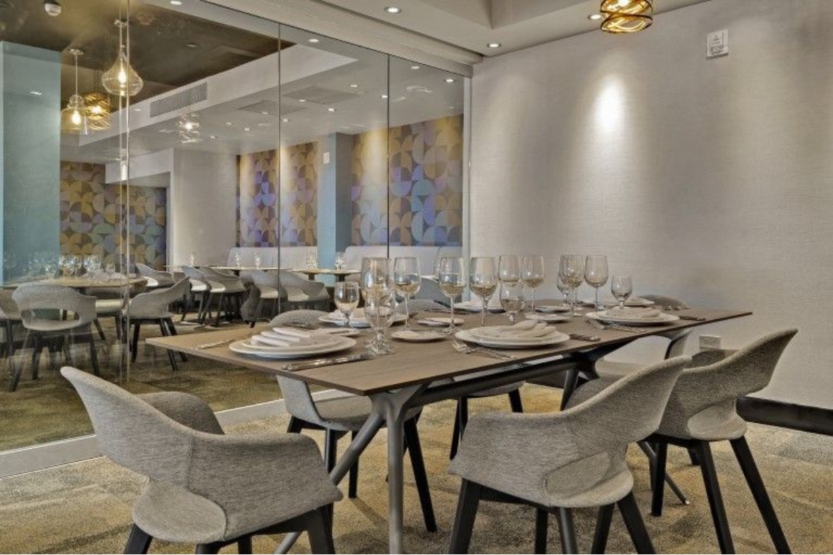 a table set for a dinner party