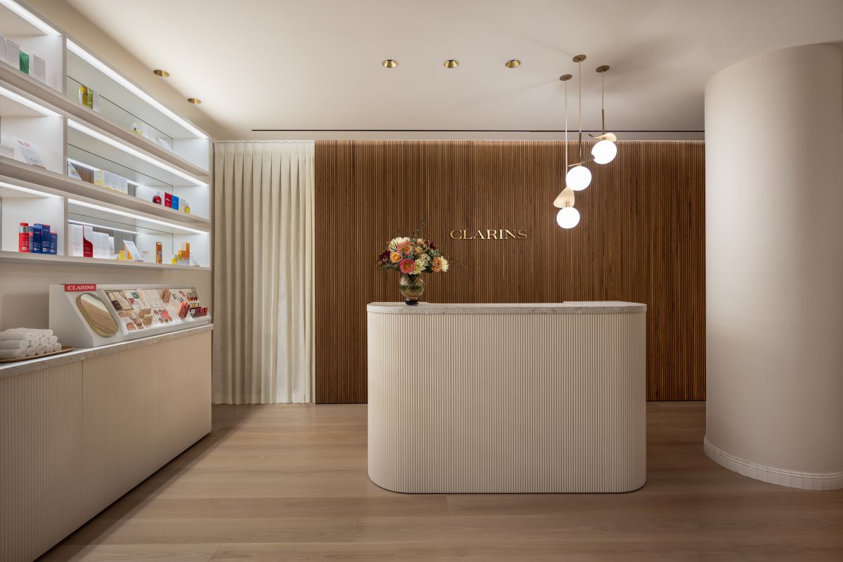 a counter in a store