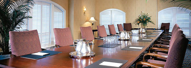 a conference room with chairs and a table