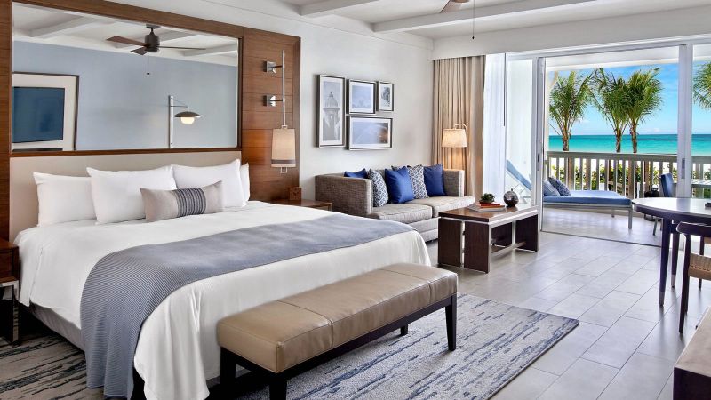 a room with a bed and a couch