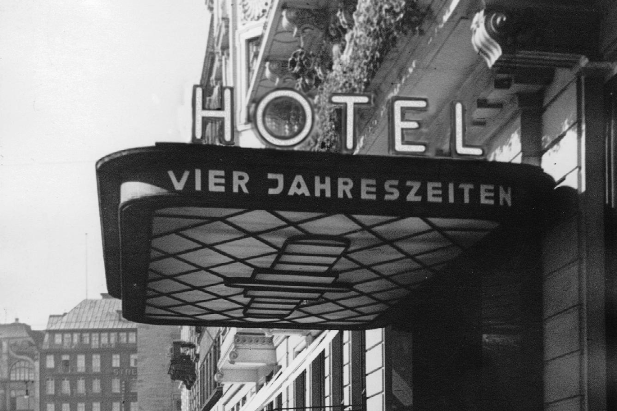 a sign on a building