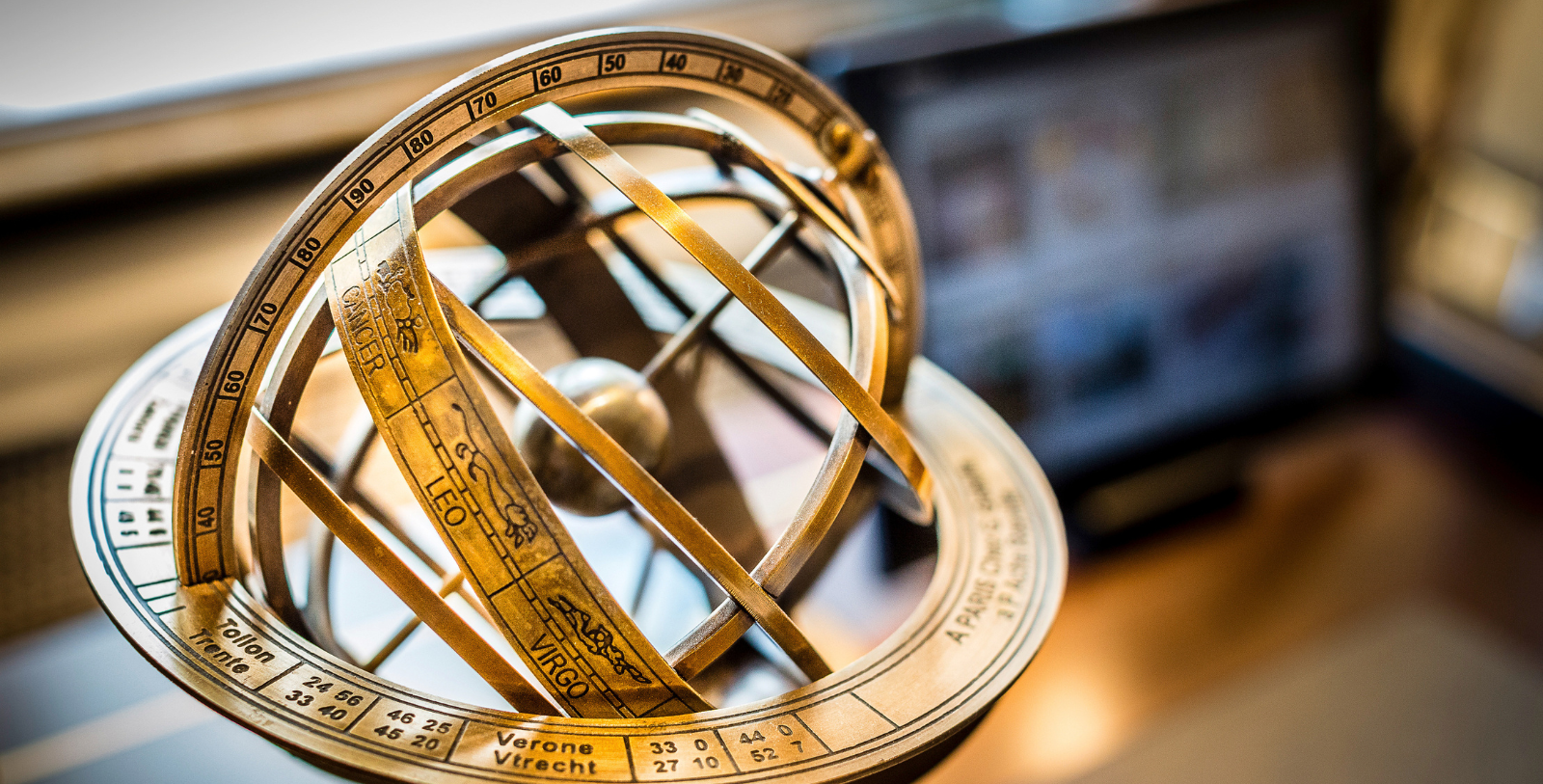 a close up of a globe