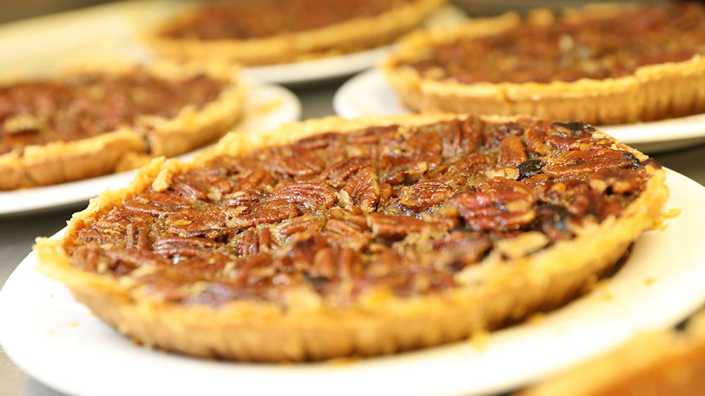 a close up of food