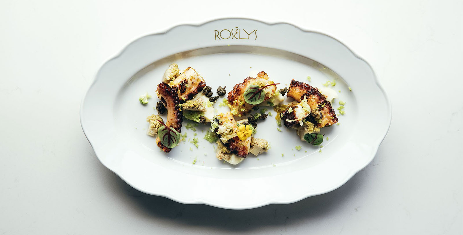a plate of food on a table