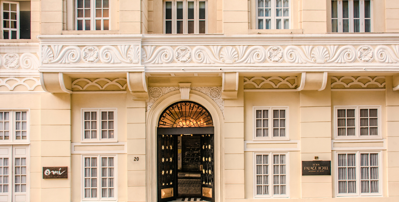 a building with a door open