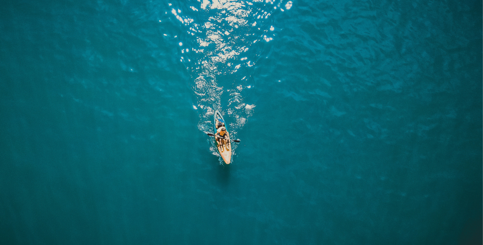 a person on a surfboard in the water