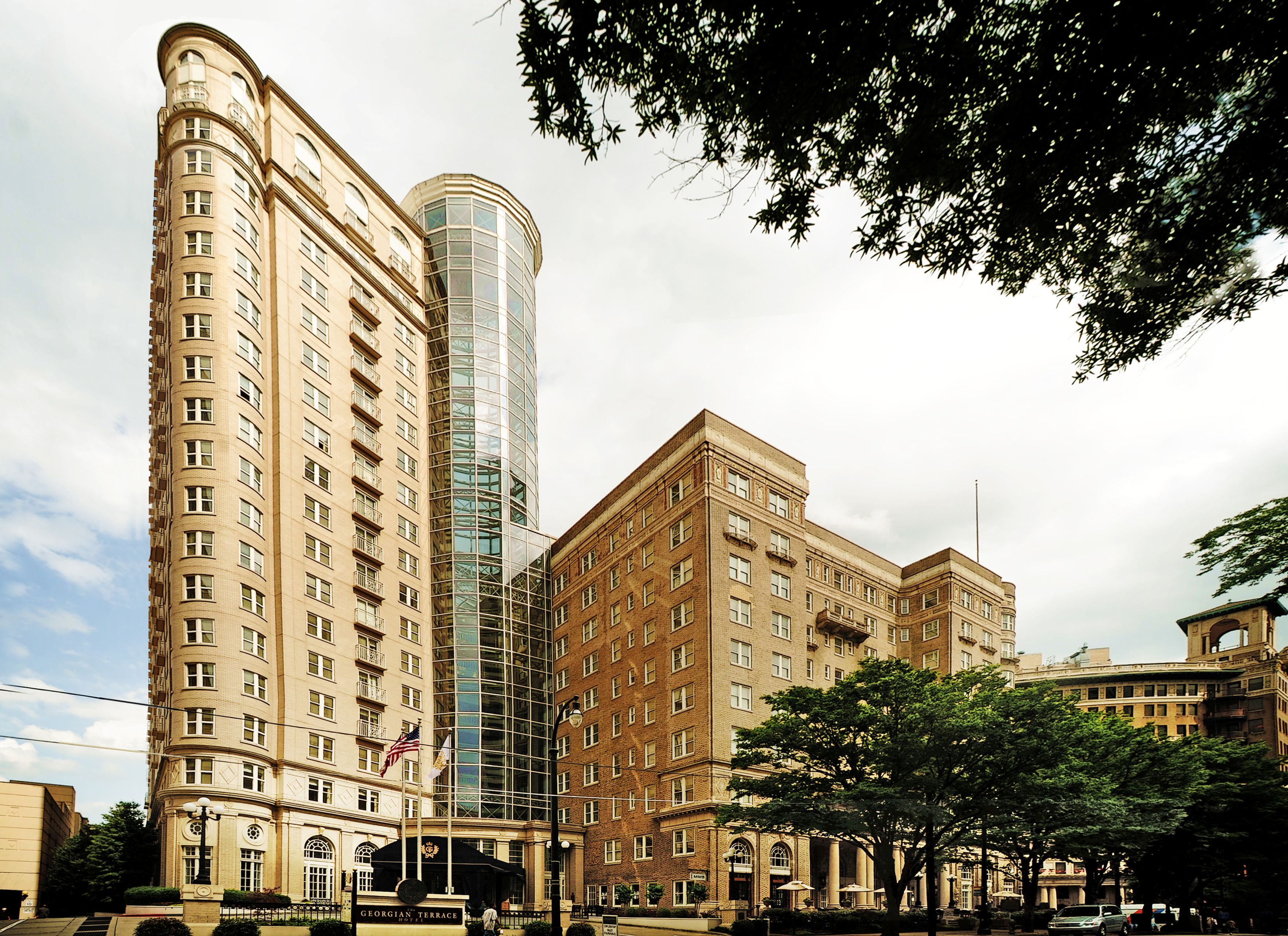 a group of buildings in a city