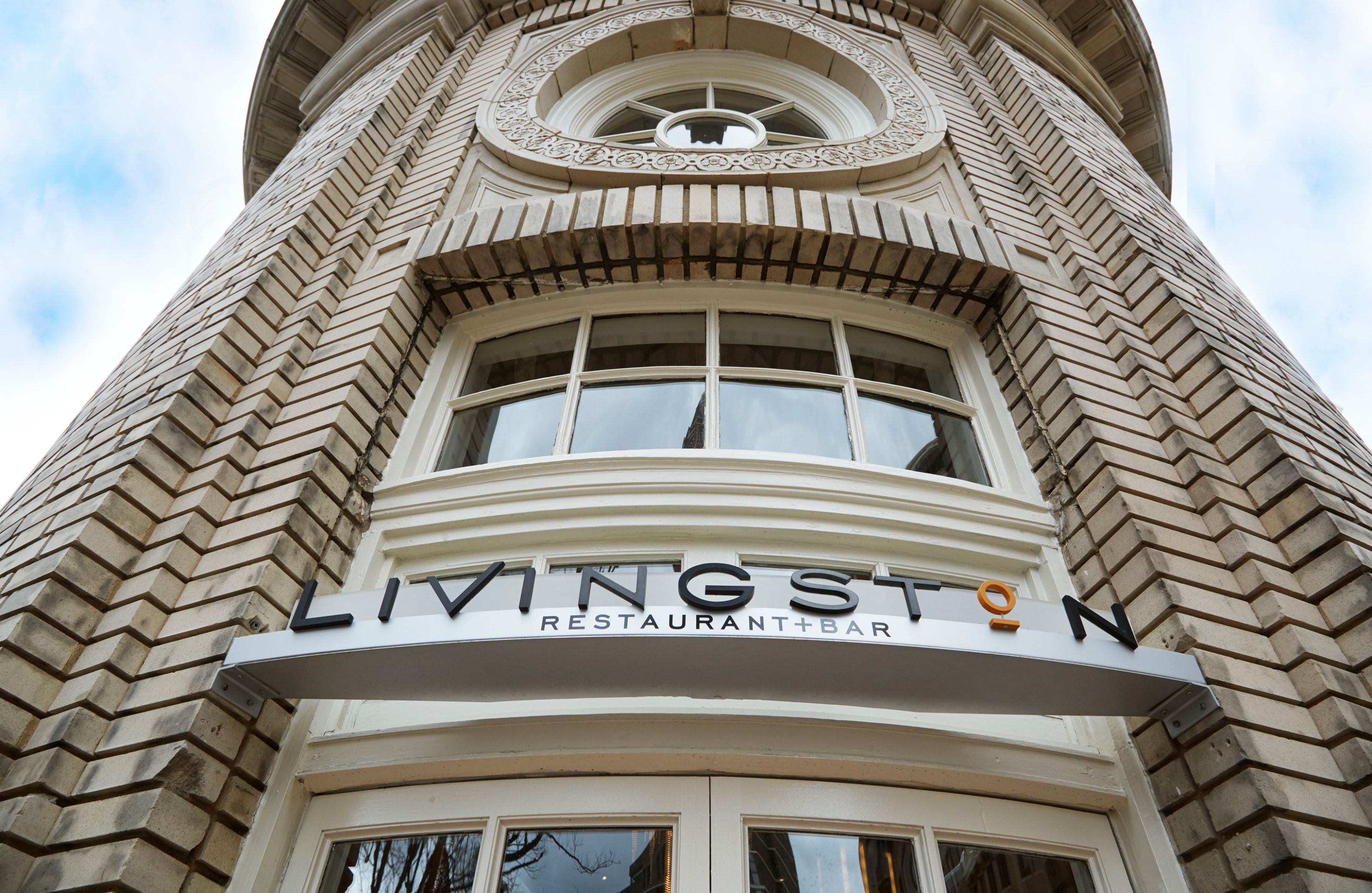 a sign on a building