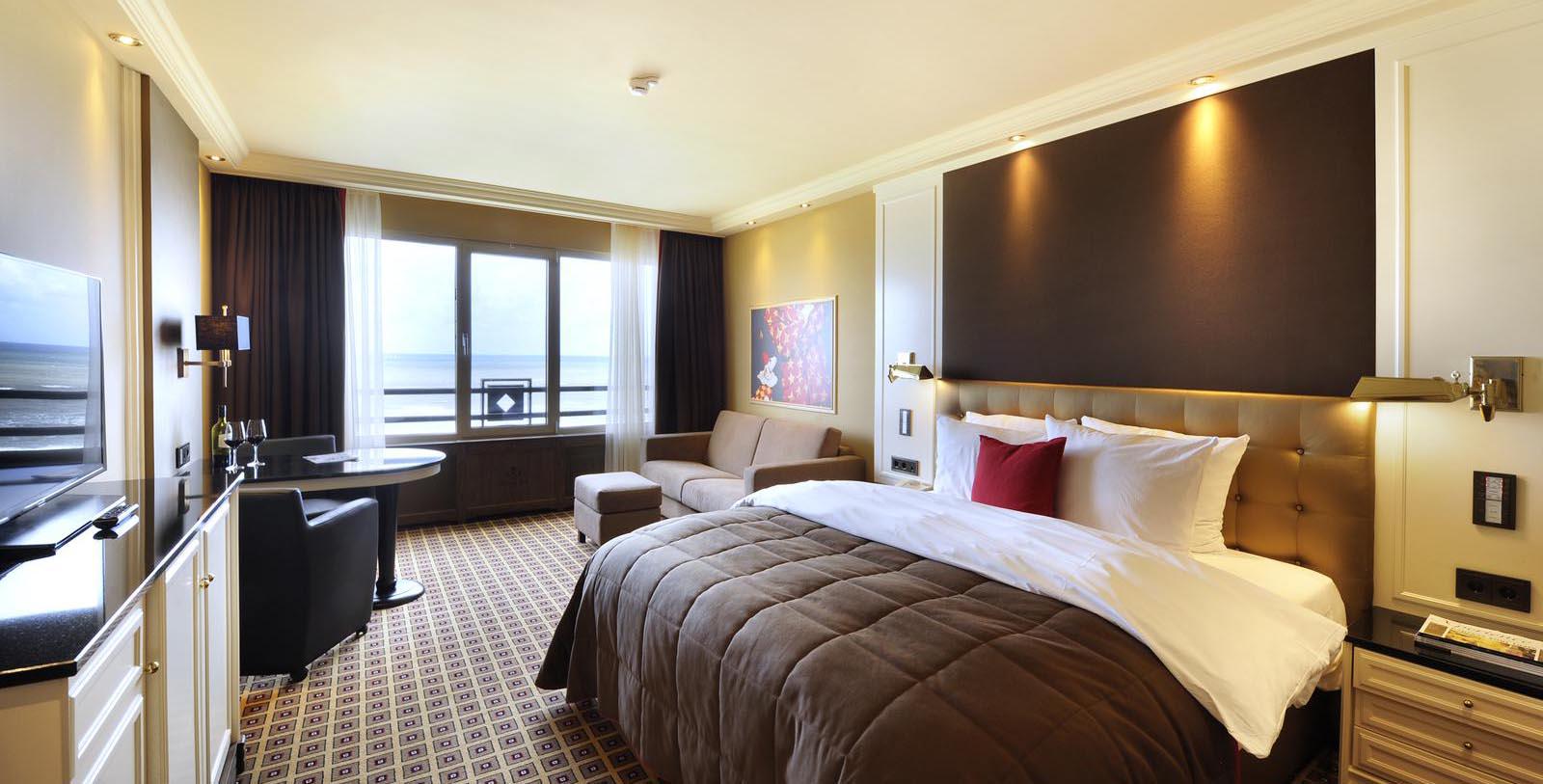 a room with a bed and a couch