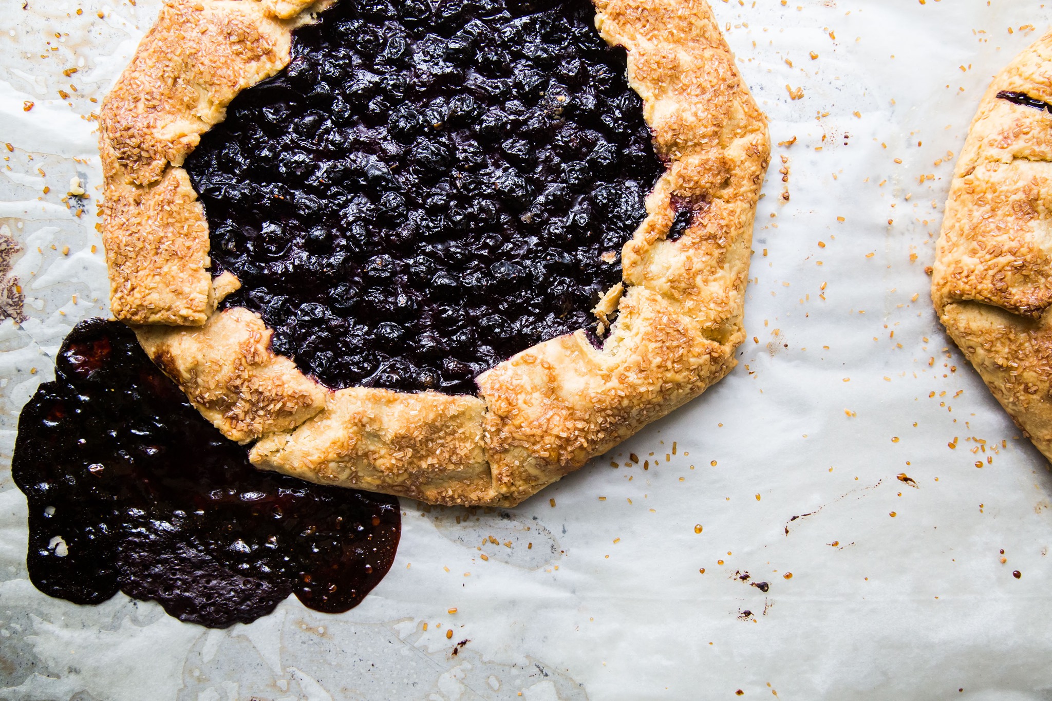 a pie with a berry filling