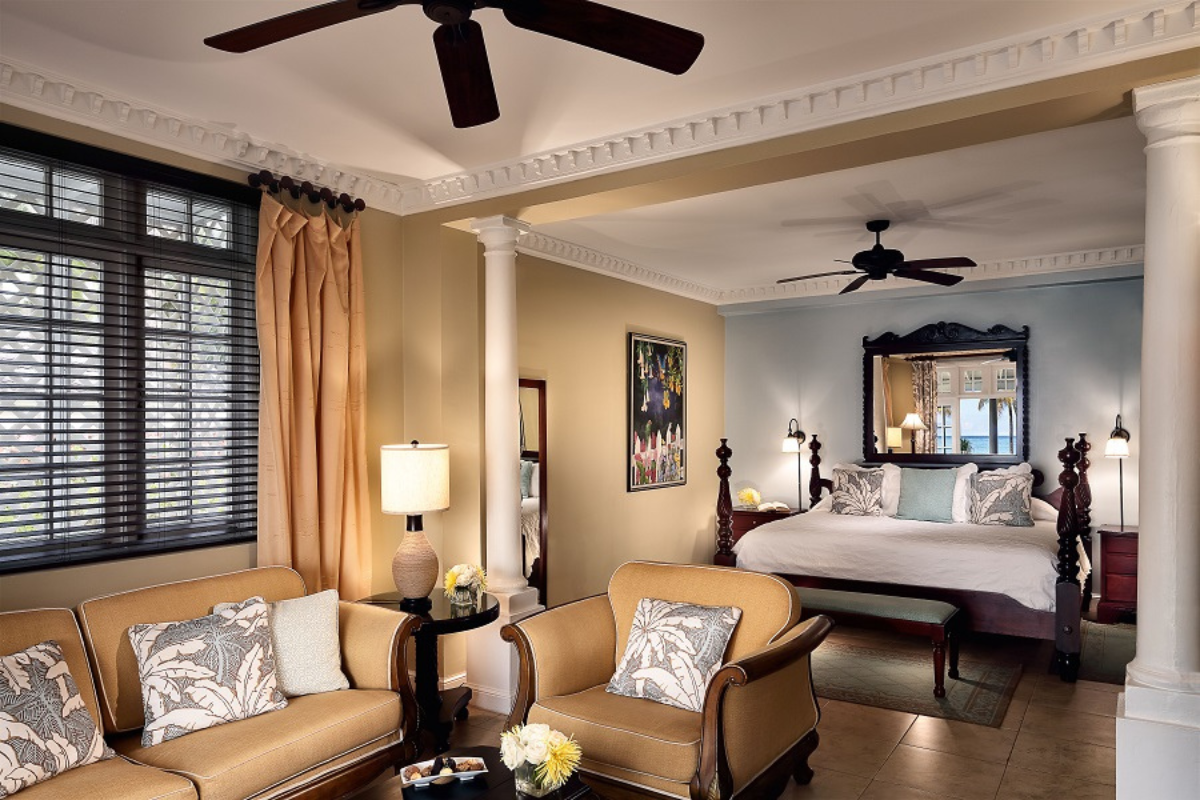 a room with a bed and a couch