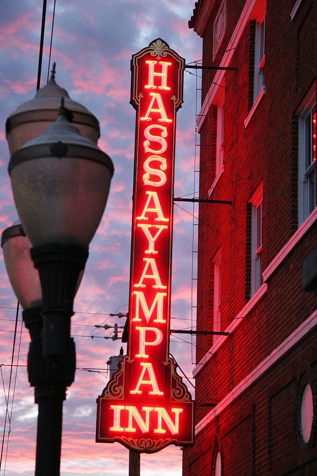 a sign on a building
