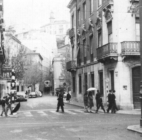 people walking on a street