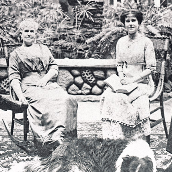 a group of women sitting in rocking chairs