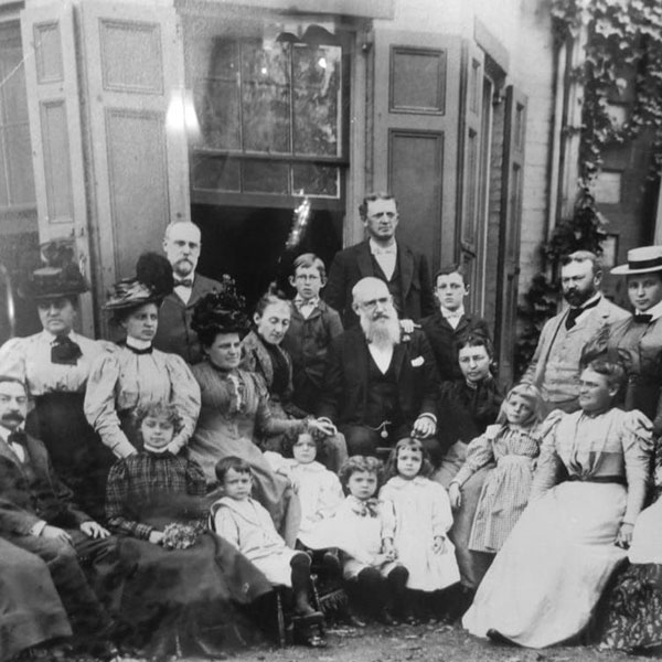 a group of people posing for a photo